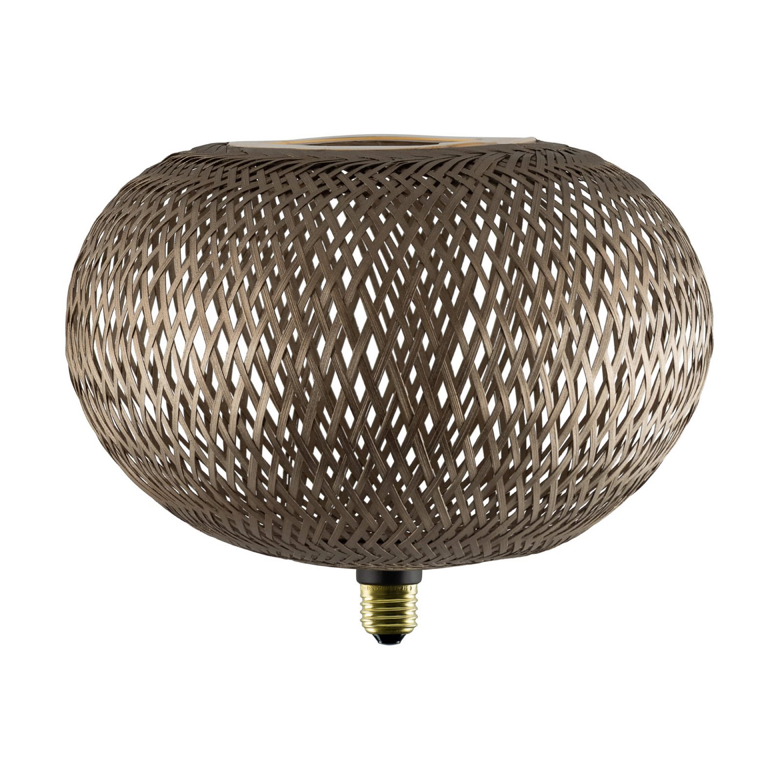 SEGULA LED Floating Bambus brons Oval300 E27 5W 2 200 K dimbar