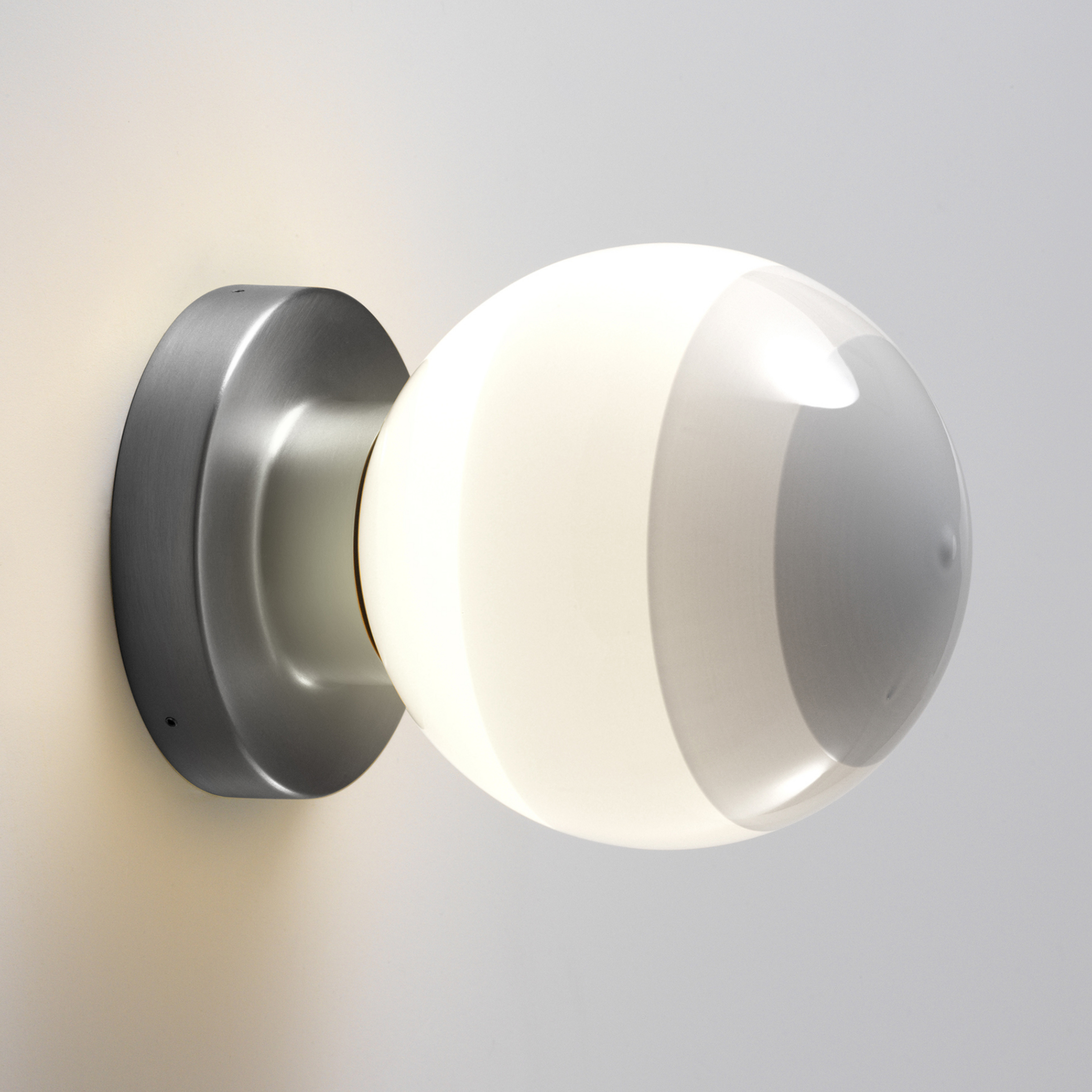 Aplique de pared LED MARSET Dipping Light A2, blanco/gris