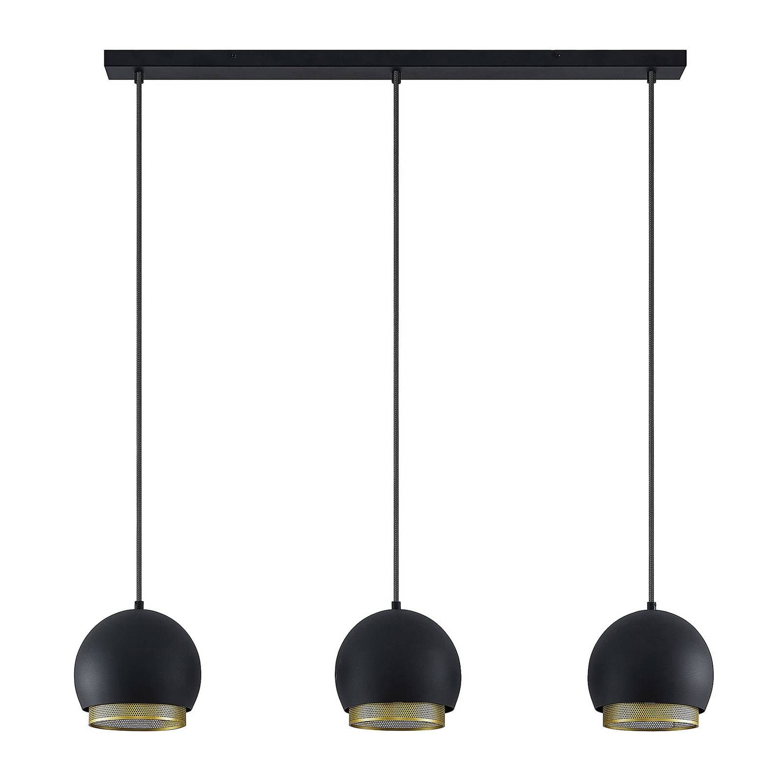 Lucande Pendant Light - Living / Dining Room - Hanging Light - dimmable - Modern - Black