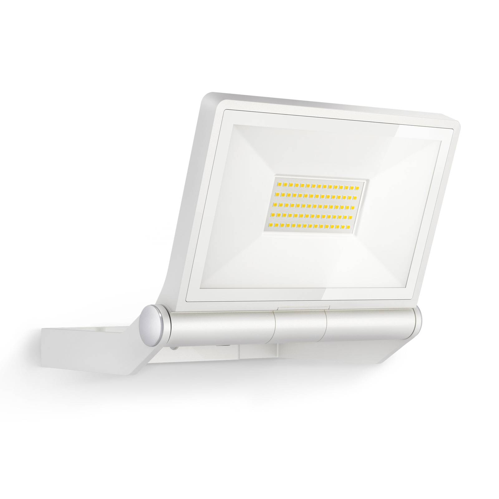 Steinel STEINEL XLED One XL LED outdoor spotlight white, aluminium, glass, 42.6 W, W: 25.9 cm, H: 21.5 cm