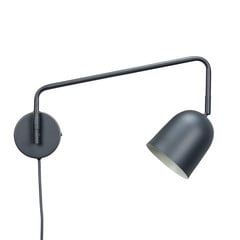 Dyberg Larsen lampa ścienna Manchester, szary, wysięg 45 cm