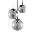 Teeja 3 Cluster Pendel Smoke - Lindby
