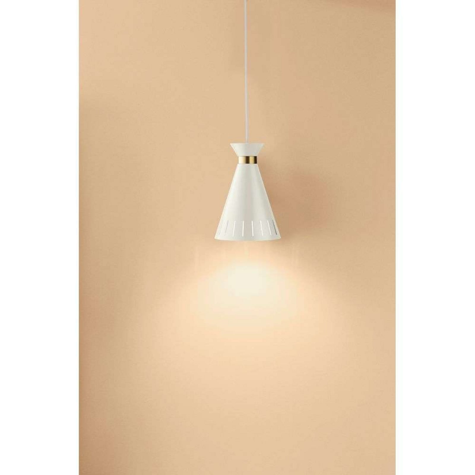 Cone pendellampe, hvid, Ø 16 cm Warm Nordic - Køkken - Vintage - Metal