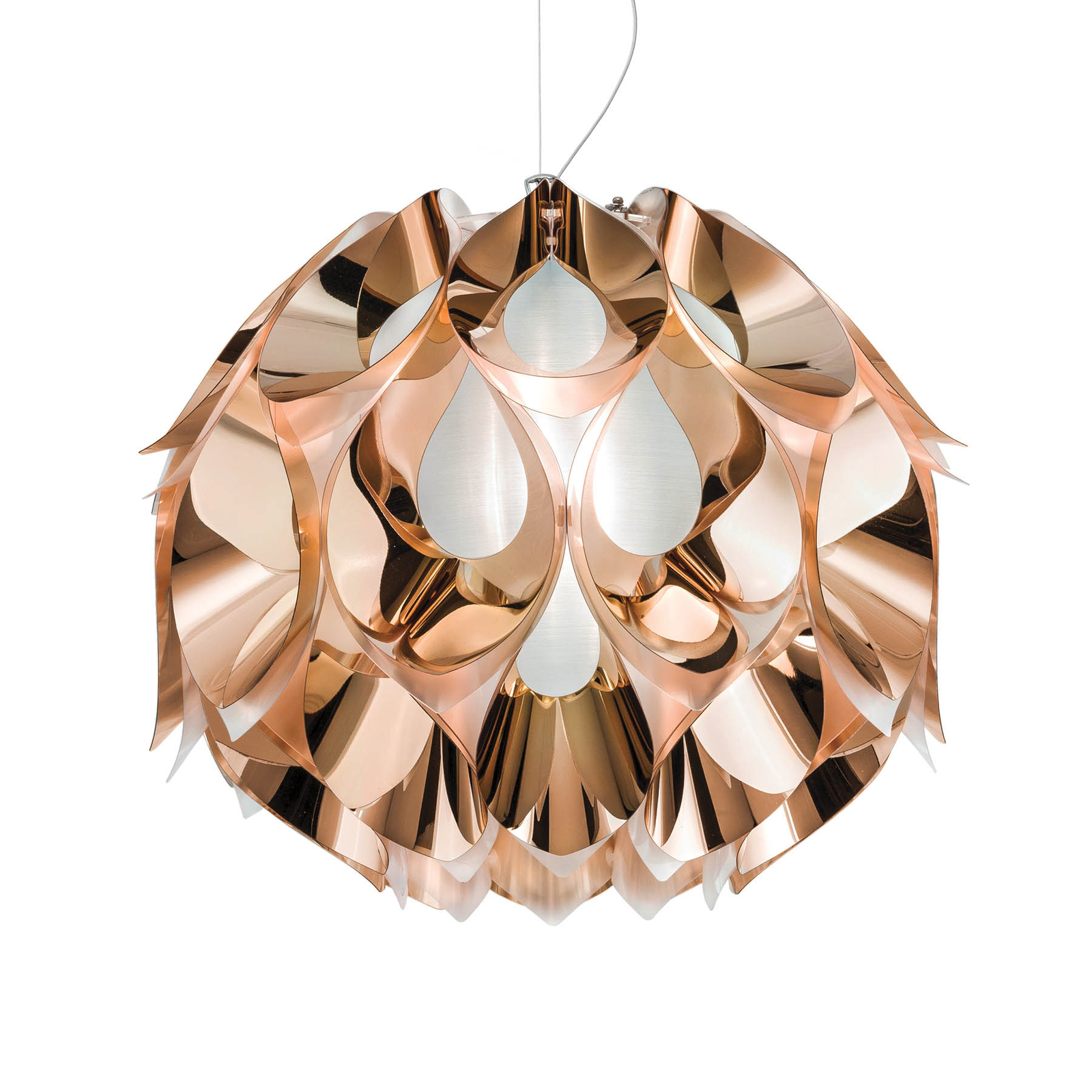 Slamp Flora - designer-hængelampe, kobber, 50 cm