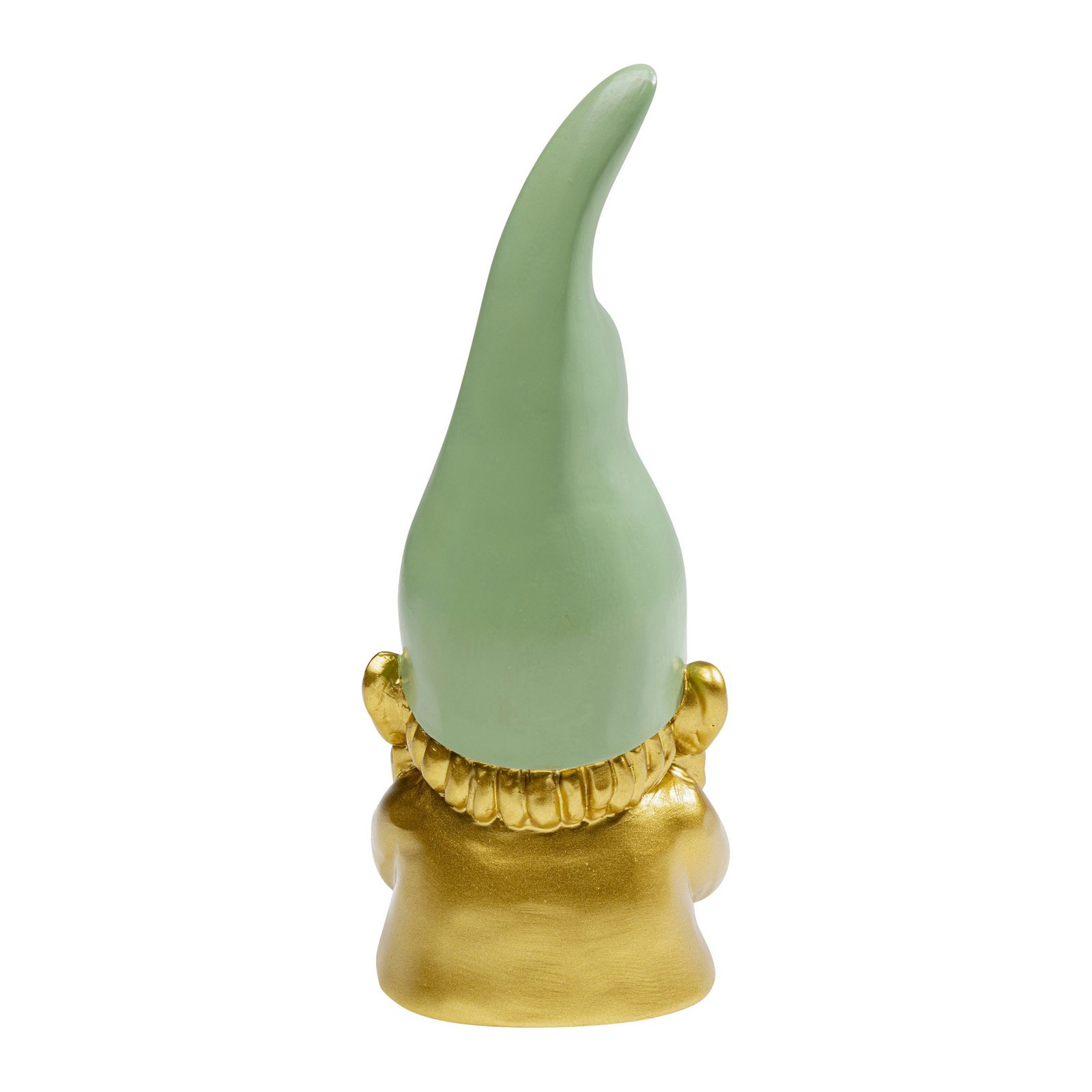 KARE decorative figure dwarf green/gold-coloured, height 21 cm, polyresin