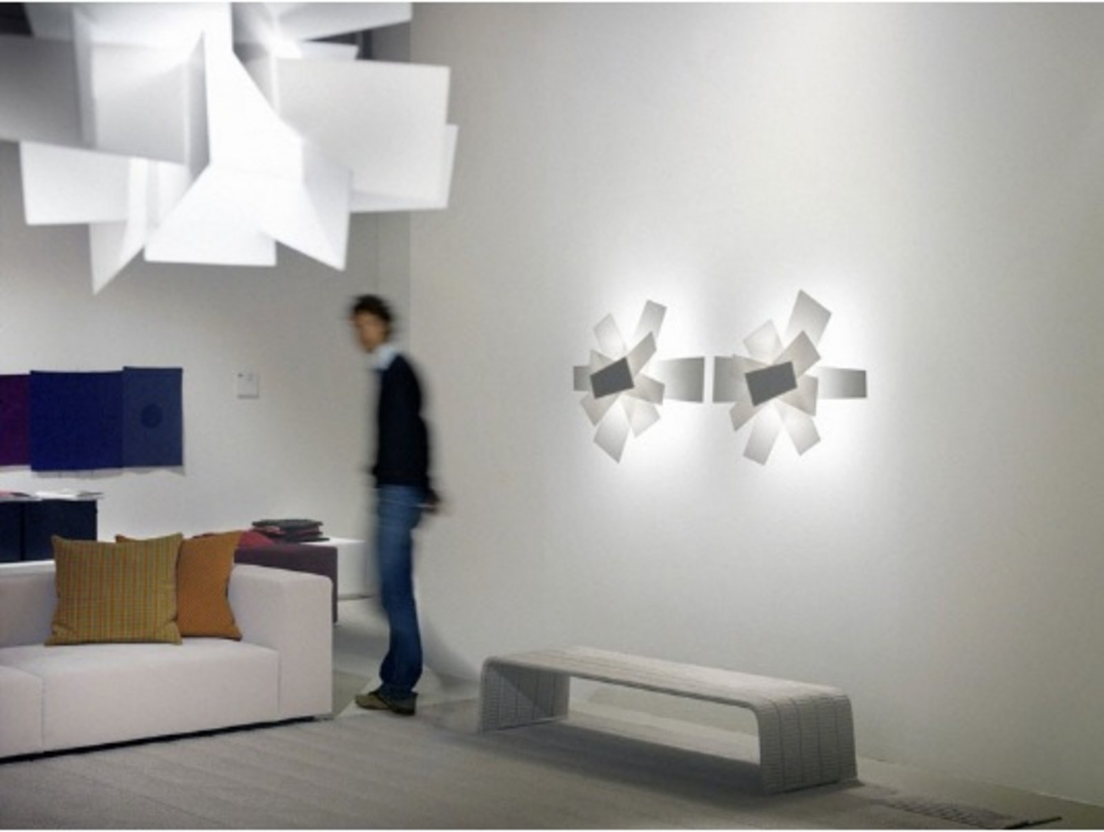 Big Bang Applique da Parete/Plafoniera Bianco - Foscarini