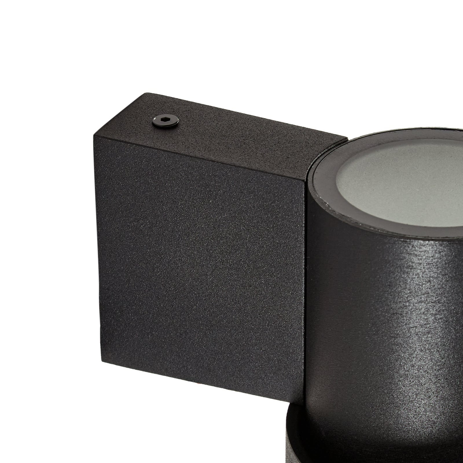 Lucande Elune LED kültéri falilámpa, matt fekete, felfelé/lefelé