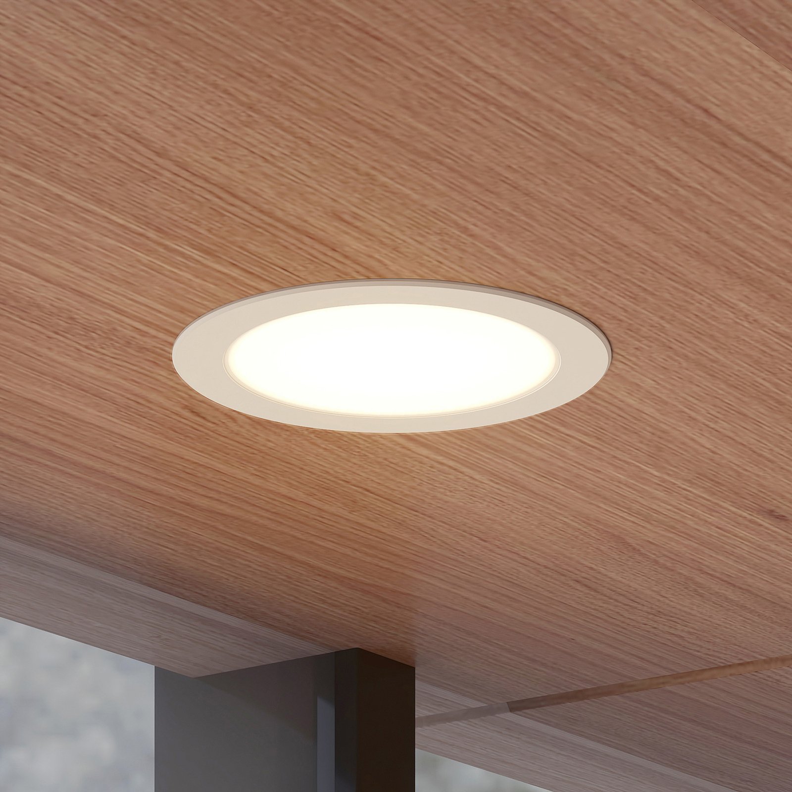 Prios Rida LED-downlight, CCT, 22,5 cm, 30 W
