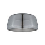 Paulmann URail-lampenkap Neila 2Easy, Ø 23 cm, rookglas
