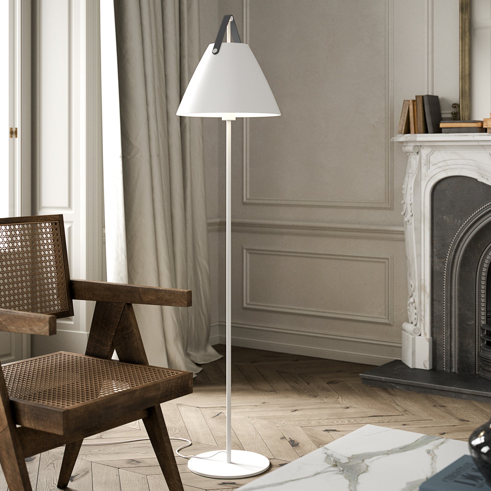 Strap Golvlampa White - DFTP