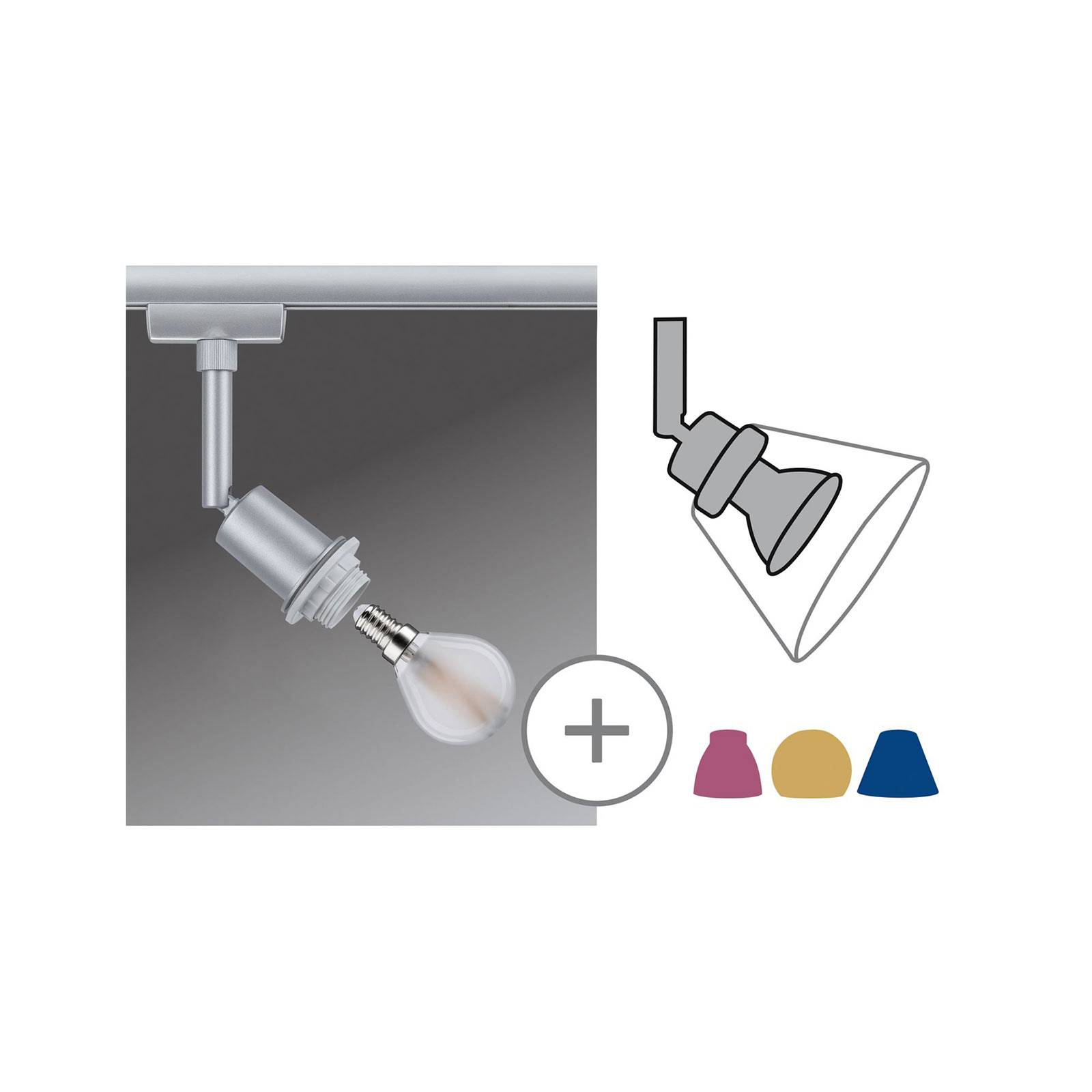 Paulmann URail DecoSystems spot E14 matt chrome