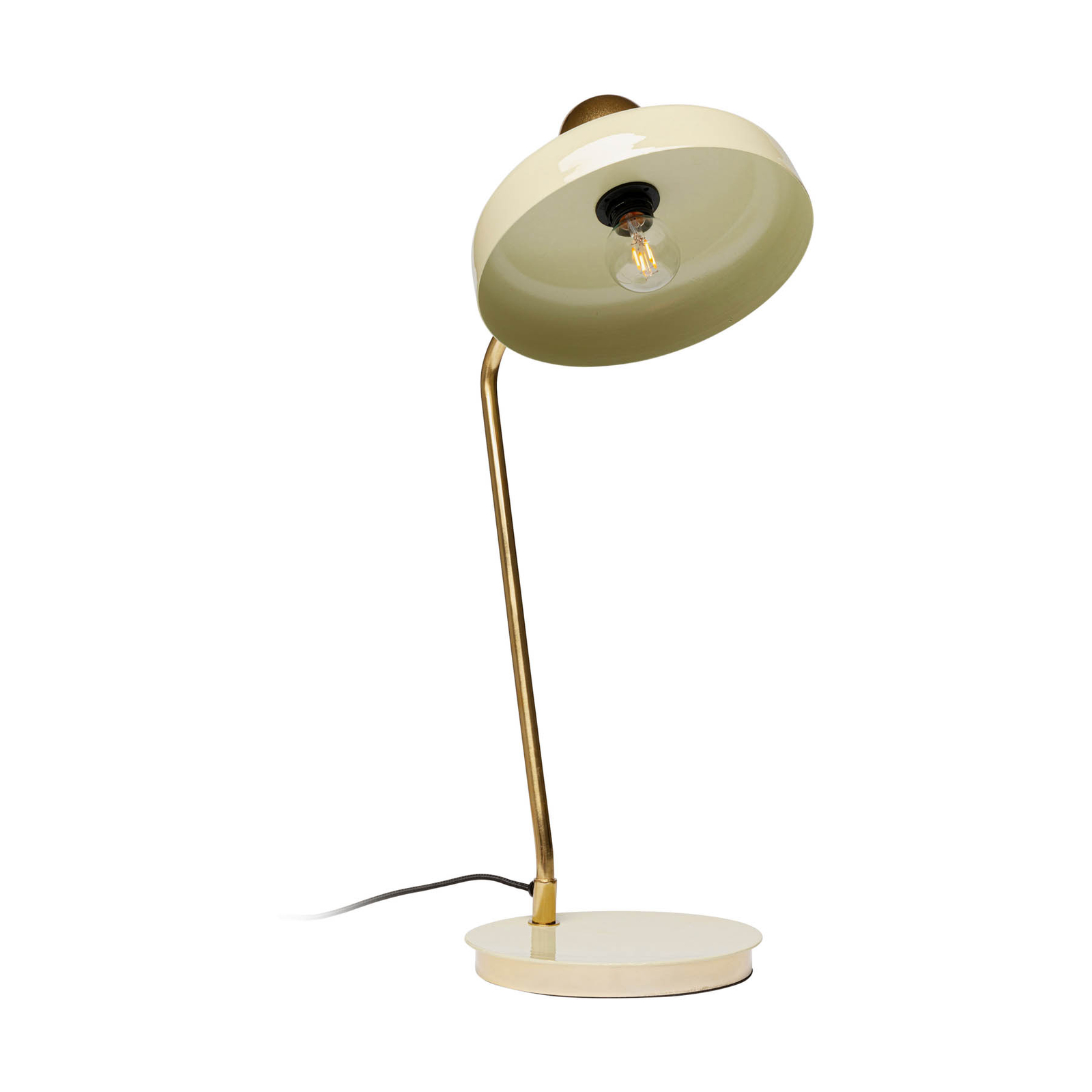 KARE Demi table lamp, green, enamelled steel, height 56 cm