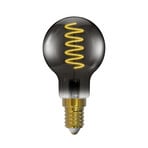 Lampadina LED a filamenti, E14, 4,9 W, grigio fumo, Arcchio