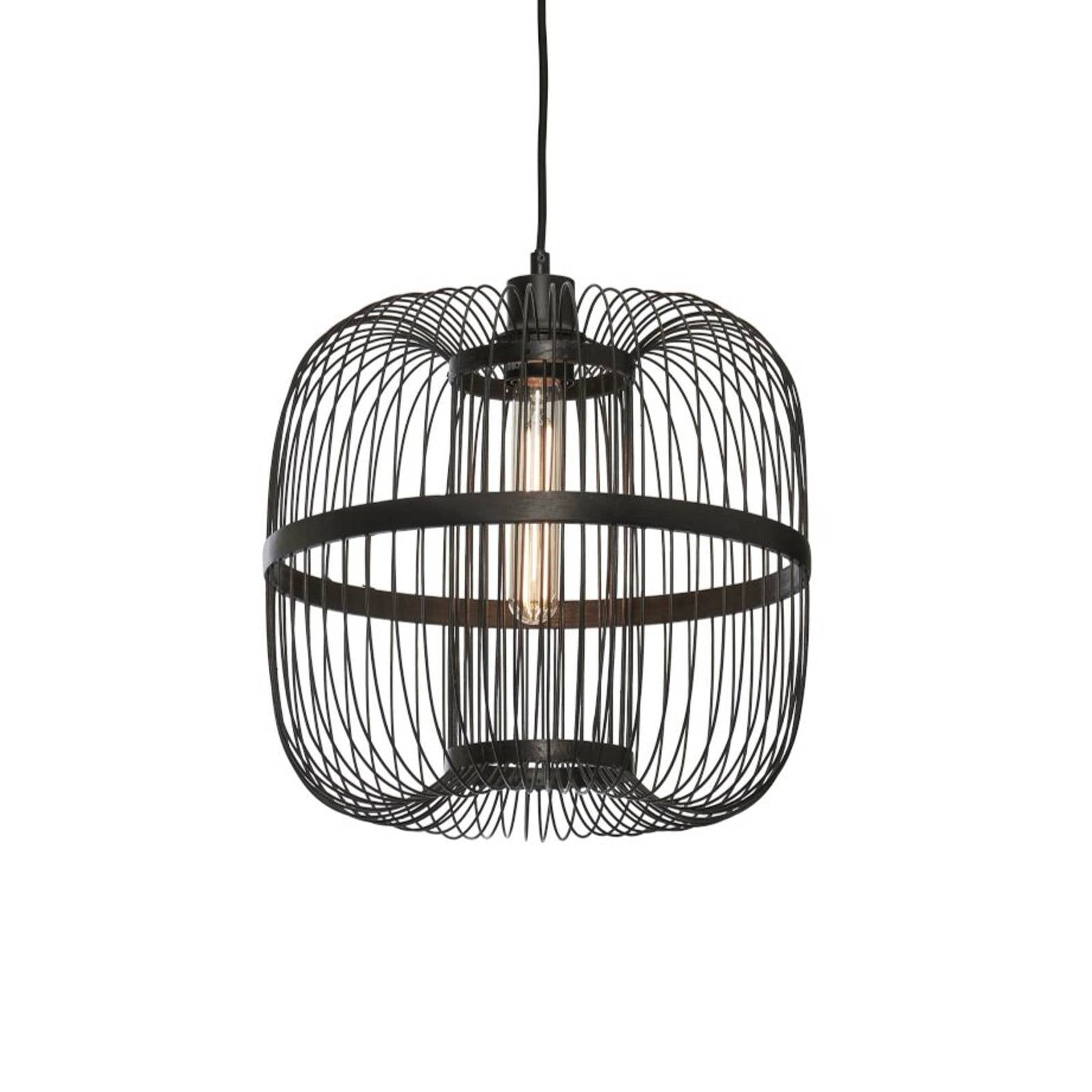 Good&mojo - good&mojo Pendelleuchte Hokkaido in Schwarz E27 250mm - black