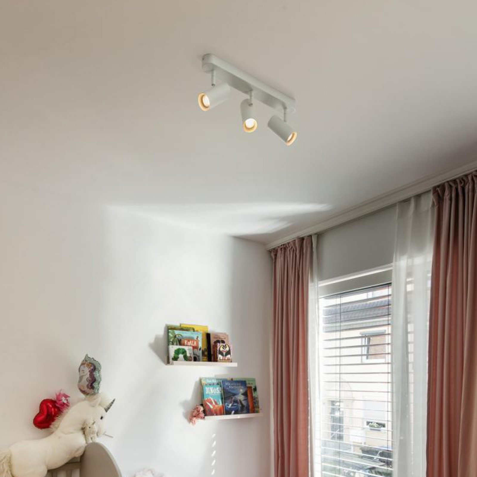 SLV LED-kattokohdevalo Noblo, 3 000 K, valkoinen, pituus 40 cm