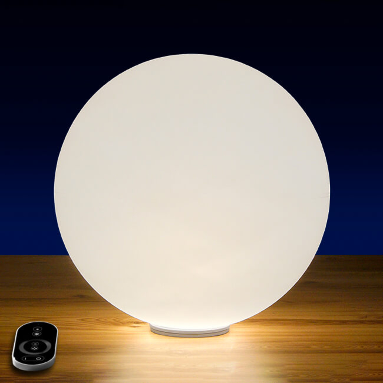 Epstein Dimmable Snowball LED battery globe light, 60 cm, polyethylene, 4.5 W, energy efficiency: A+
