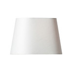 Basic oval lampeskærm, hvid, længde 26 cm – Watt & Veke