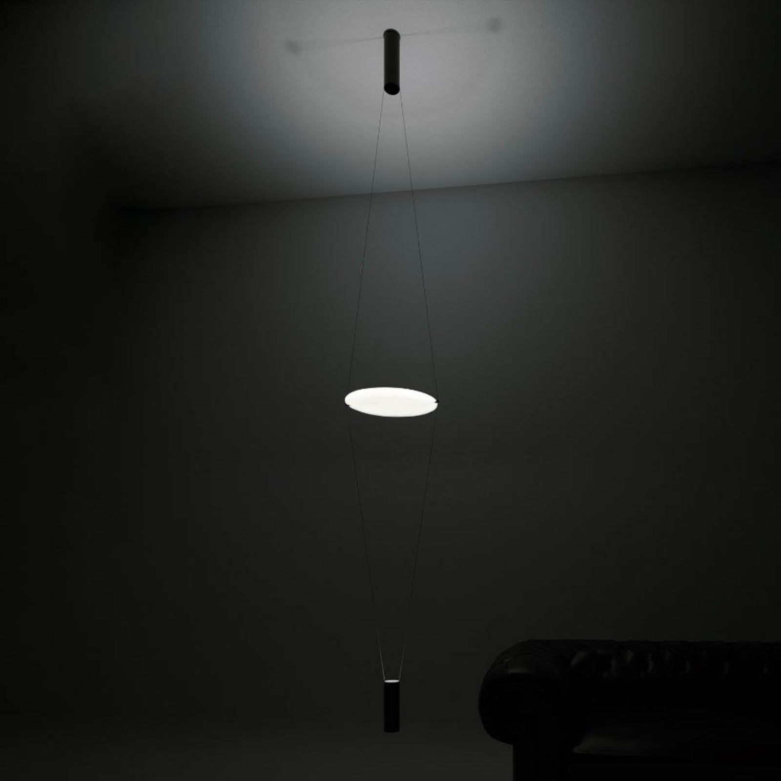 Coassiale LED Mennyezeti Lámpa - Martinelli Luce