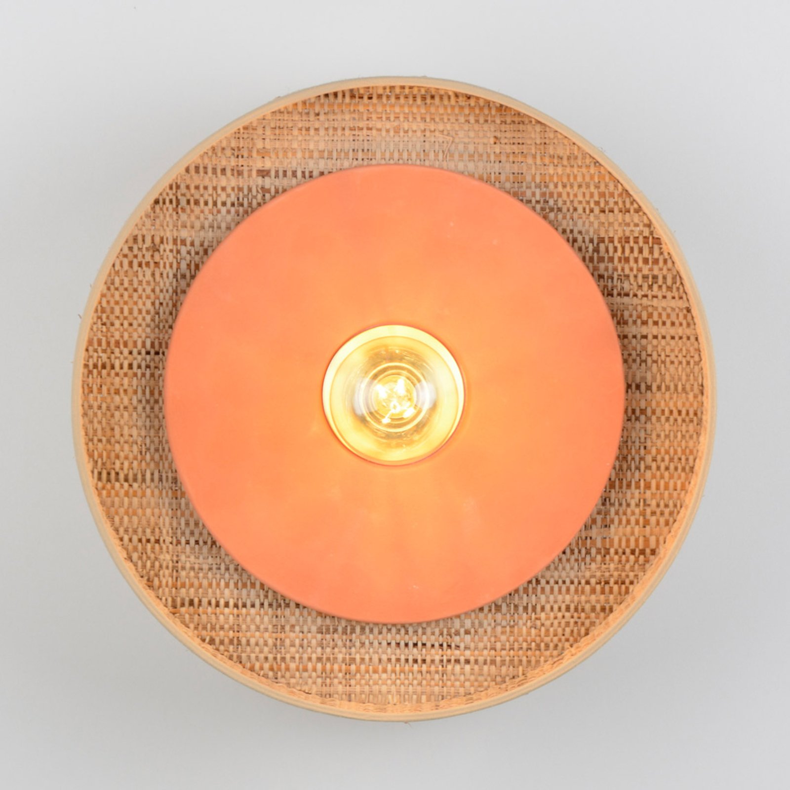 Portinatx Wandleuchte terracotta, Ø40cm - MARKET SET Portinatx Wandleuchte terracotta, Ø40cm - MARKET SET