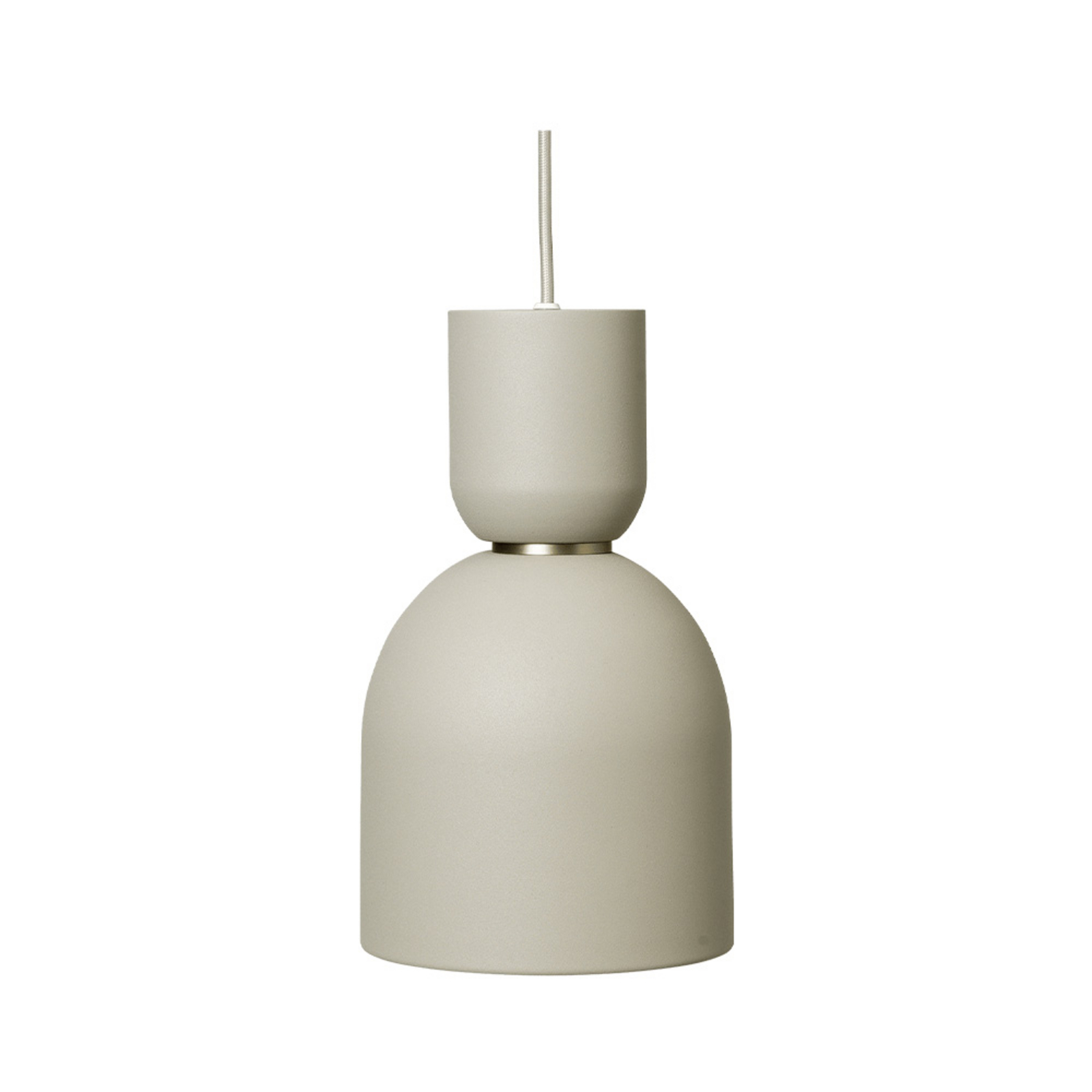 Collect 2 Candeeiro Suspenso Bell Lys Cinzento - Ferm Living