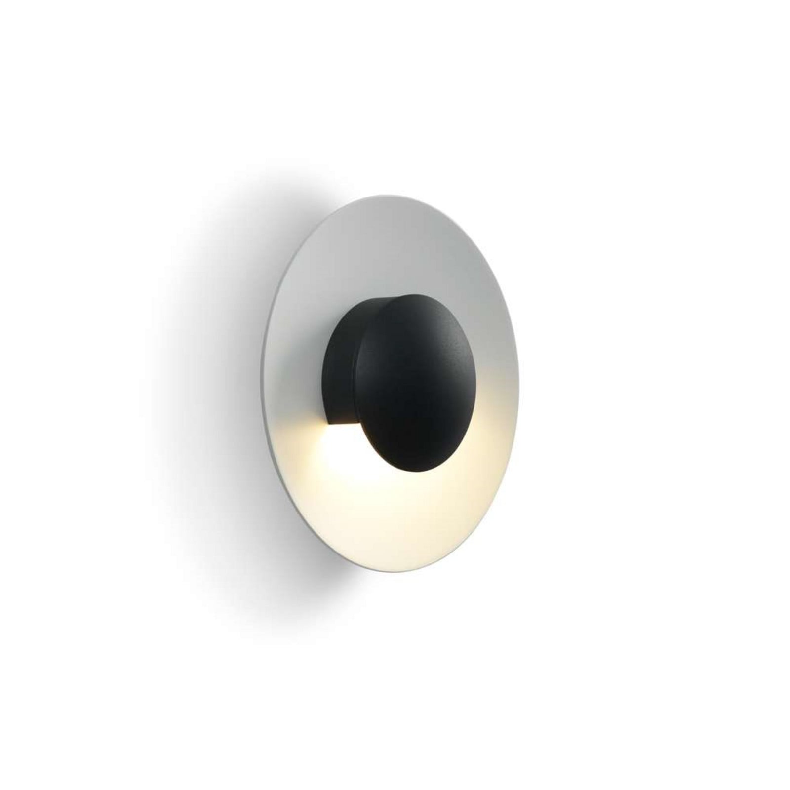 Ginger C42 Utomhusvägglampa Svart-Vit MARSET - Terrass - Aluminium | Produkter - Utomhusbelysning | Lampspecialisterna