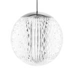 Ideal Lux LED hanging light Diamond 1-bulb, chrome colour/clear