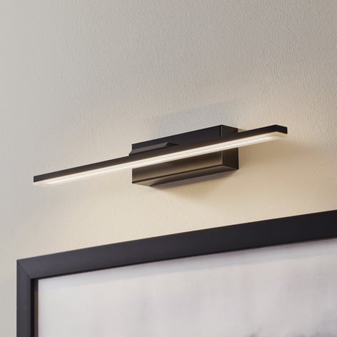 LED-Wandleuchte Miroir Spiegel/Bilde 40 cm schwarz