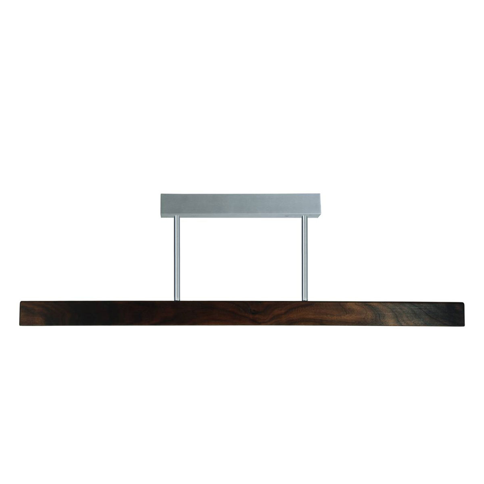 HerzBlut Leonora LED ceiling lamp walnut 85 cm, for Living / Dining Room, metal, wood, 18.8 W, energy efficiency: A+, L: 85 cm, W: 5.5 cm, H: 26 cm