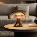 Twist table lamp, beech, natural, 34.6 cm