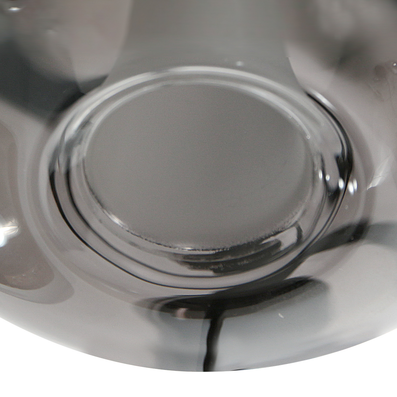 Lampada LED a sospensione Glimsy, Ø 22 cm nero/vetro grigio fumo