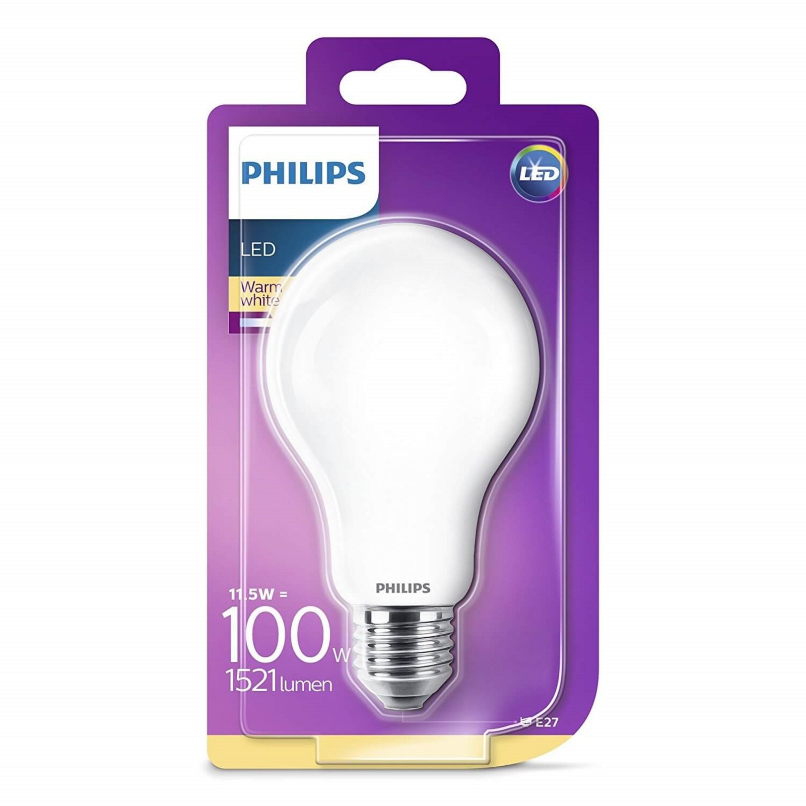 Bec LED 11,5W Glass (1521lm) E27 - Philips