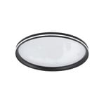 LED stropní svítidlo Isy, černé, Ø 55 cm, kov, CCT, stmívatelné