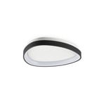 Candeeiro de teto LED IDEAL LUX Gemini preto, 42 cm, 4000 K, ligar/desligar