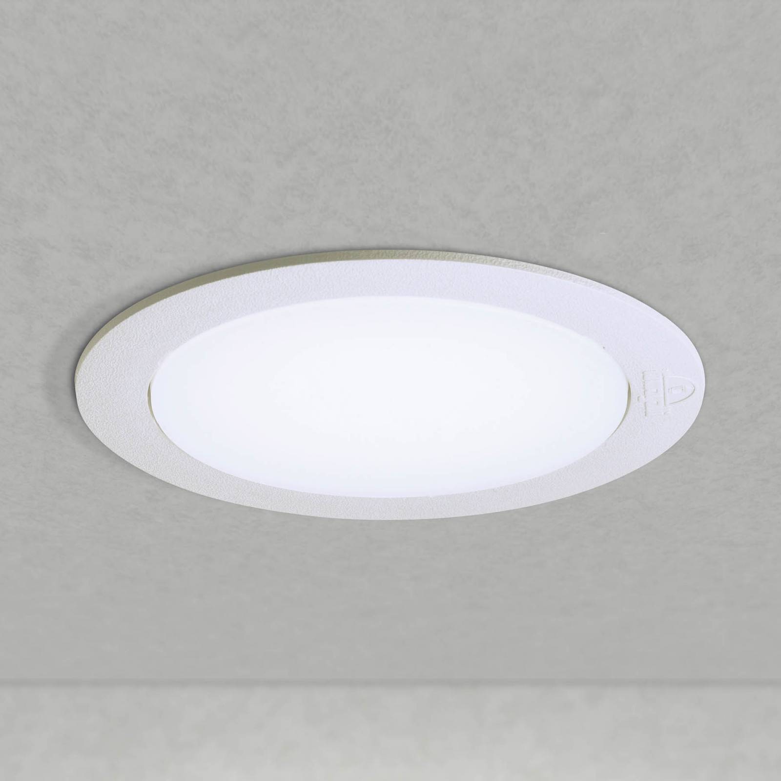 LED downlight Teresa 160, GX53, CCT, 3 W, biela