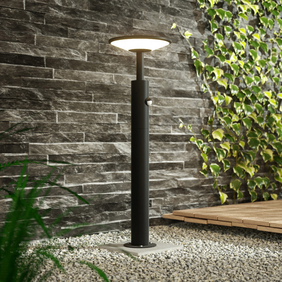 Lucande Fenia LED LED Trädgårdslampa H60 w/Sensor, svart från Lucande