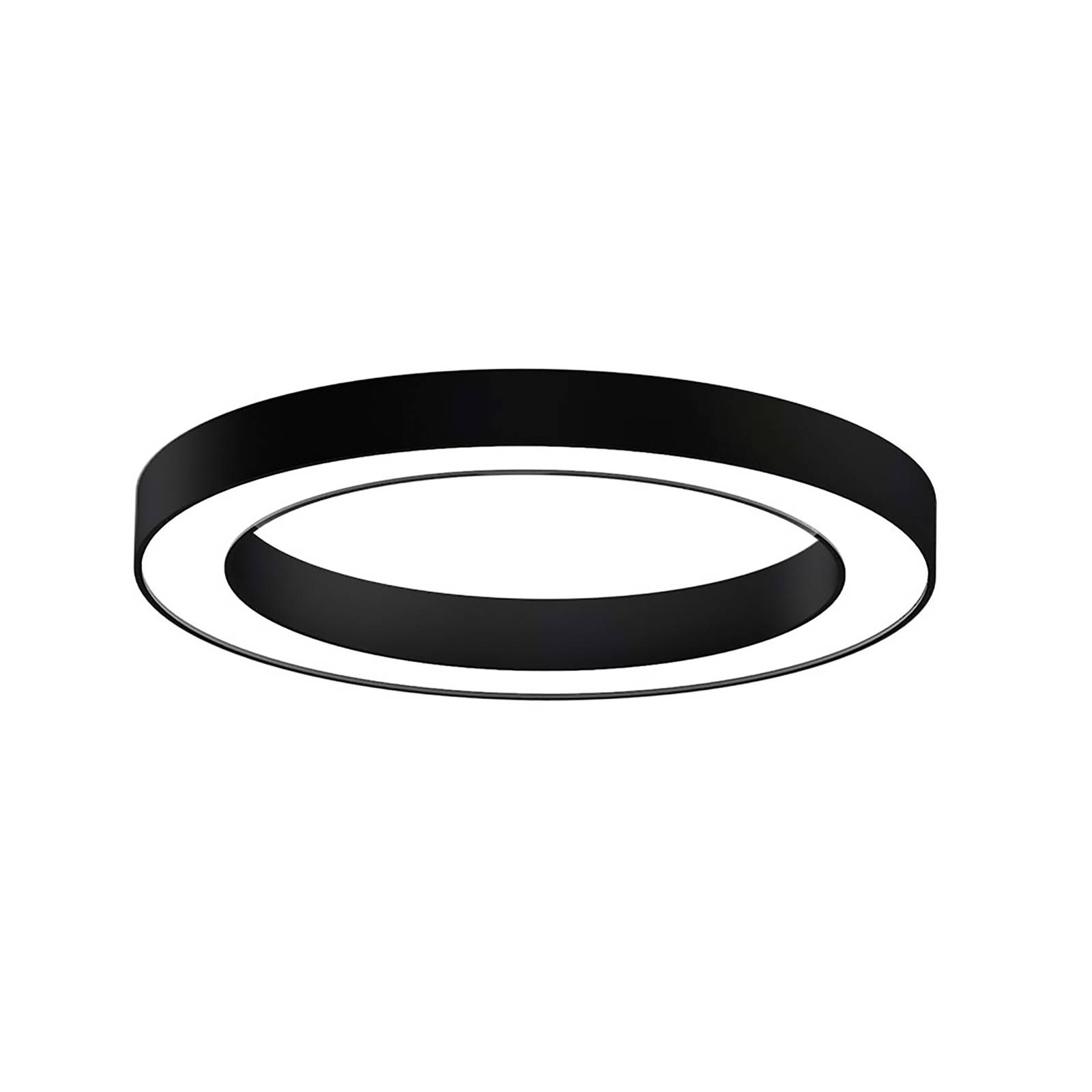 LED-Works Austria Ceiling Light - Workroom / Office - Flush Ceiling Light - dimmable - Modern - Black