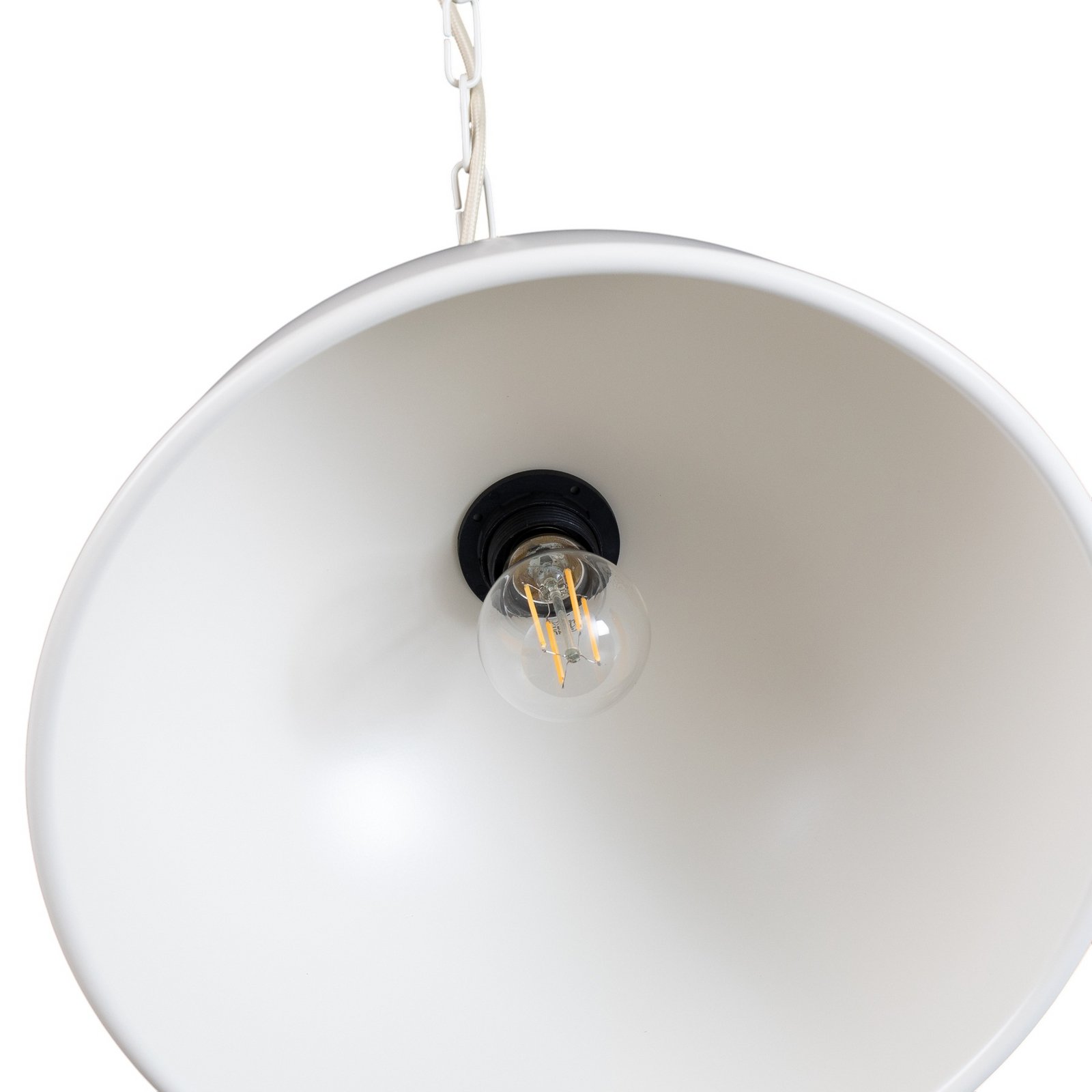 Hängeleuchte Emoti, beige, 1-flammig, Ø 38 cm