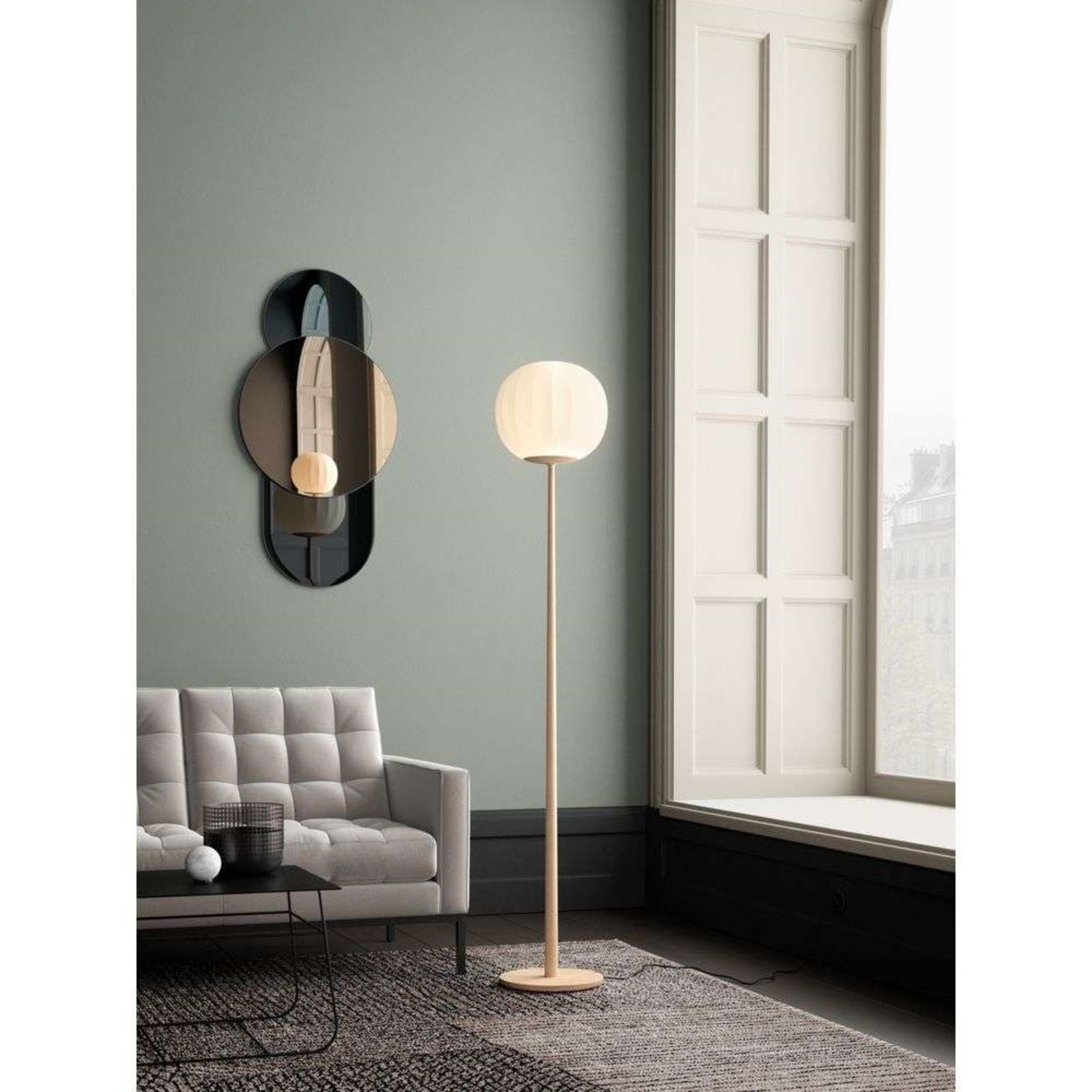 Lita Stojaca Lampa Ø42 Ash Wood - Luceplan