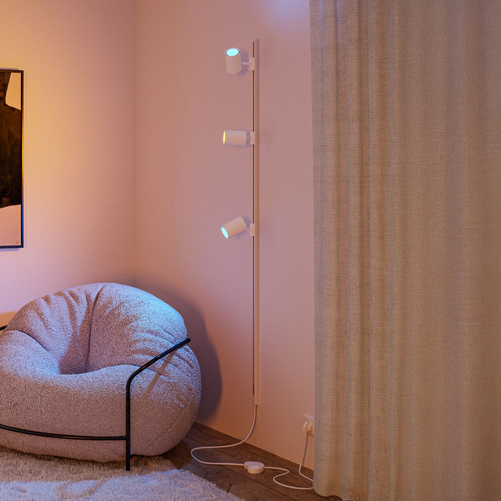 Paulmann URail tirni reflektor Luxe, bel, ZigBee, GU10 - Dnevna soba / jedilnica - Sodobni - signalno bela - Plastika