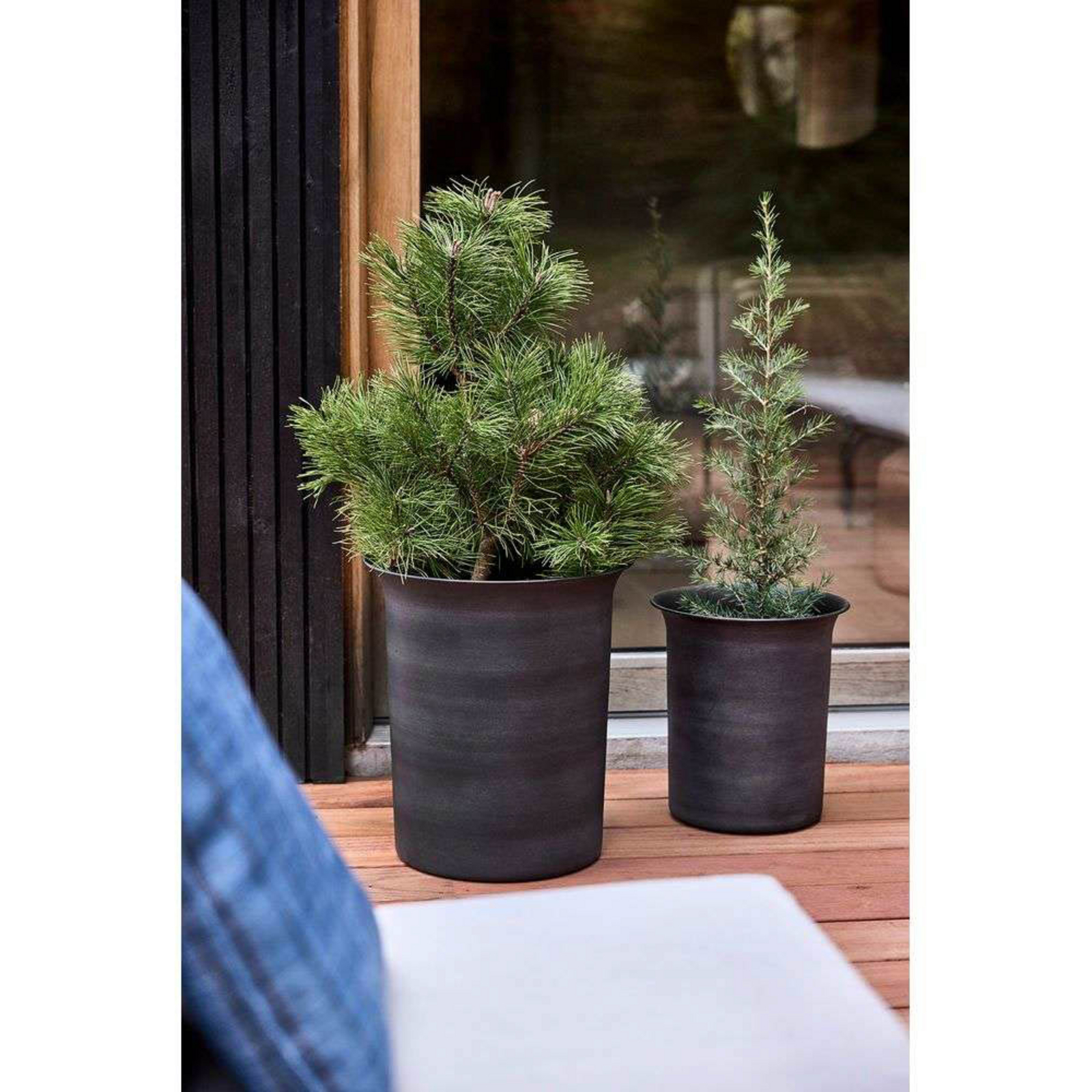 Iri Pflanzentopf Set of 2 Stone - OYOY Living Design