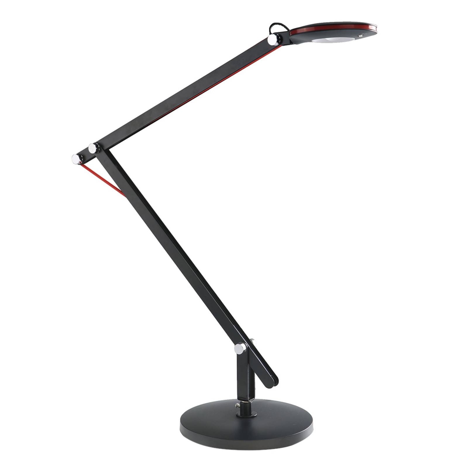 Schwarze LED-Schreibtischleuchte Cosmos