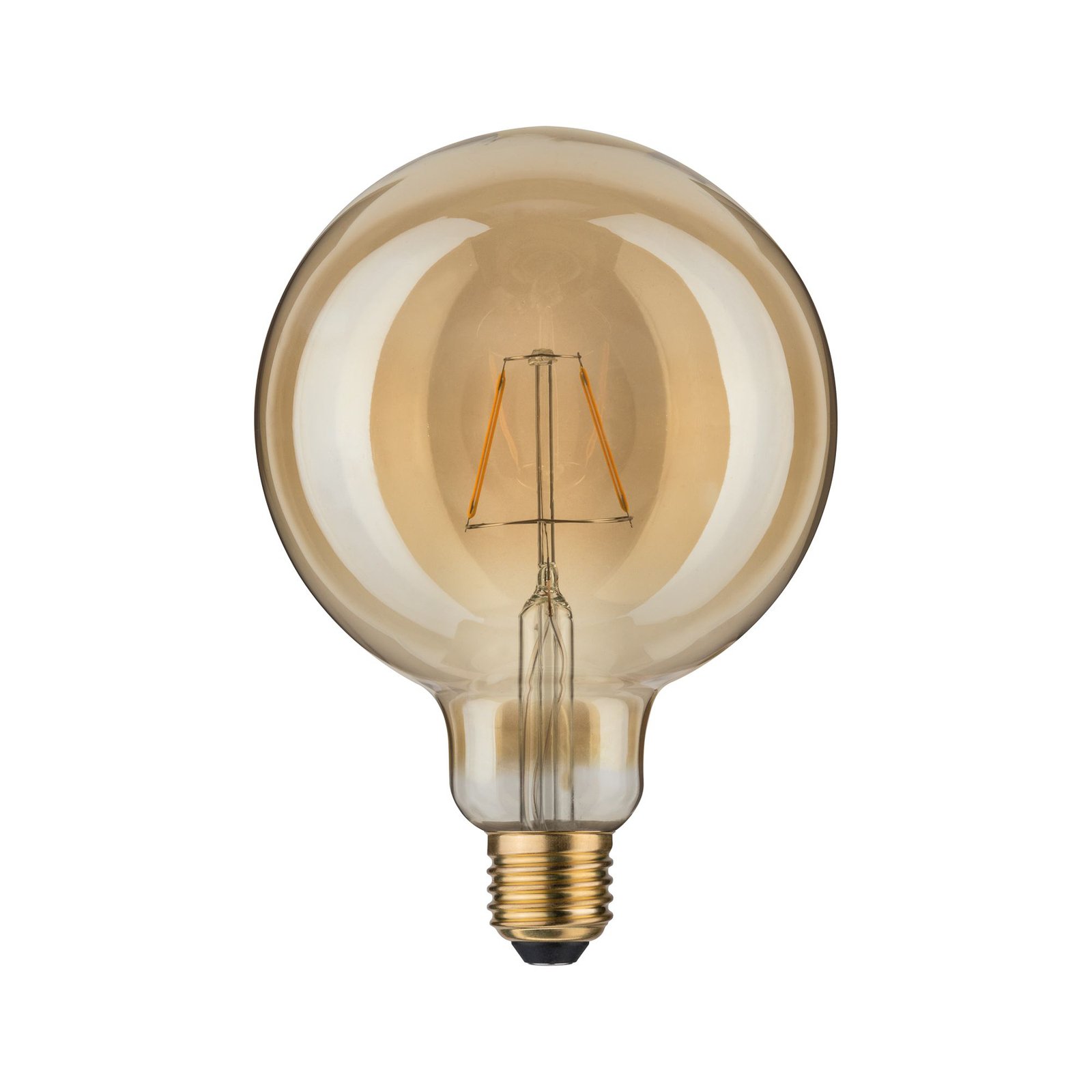 Pauleen filament LED bulb G125 E27 2.7 W gold 1,700K