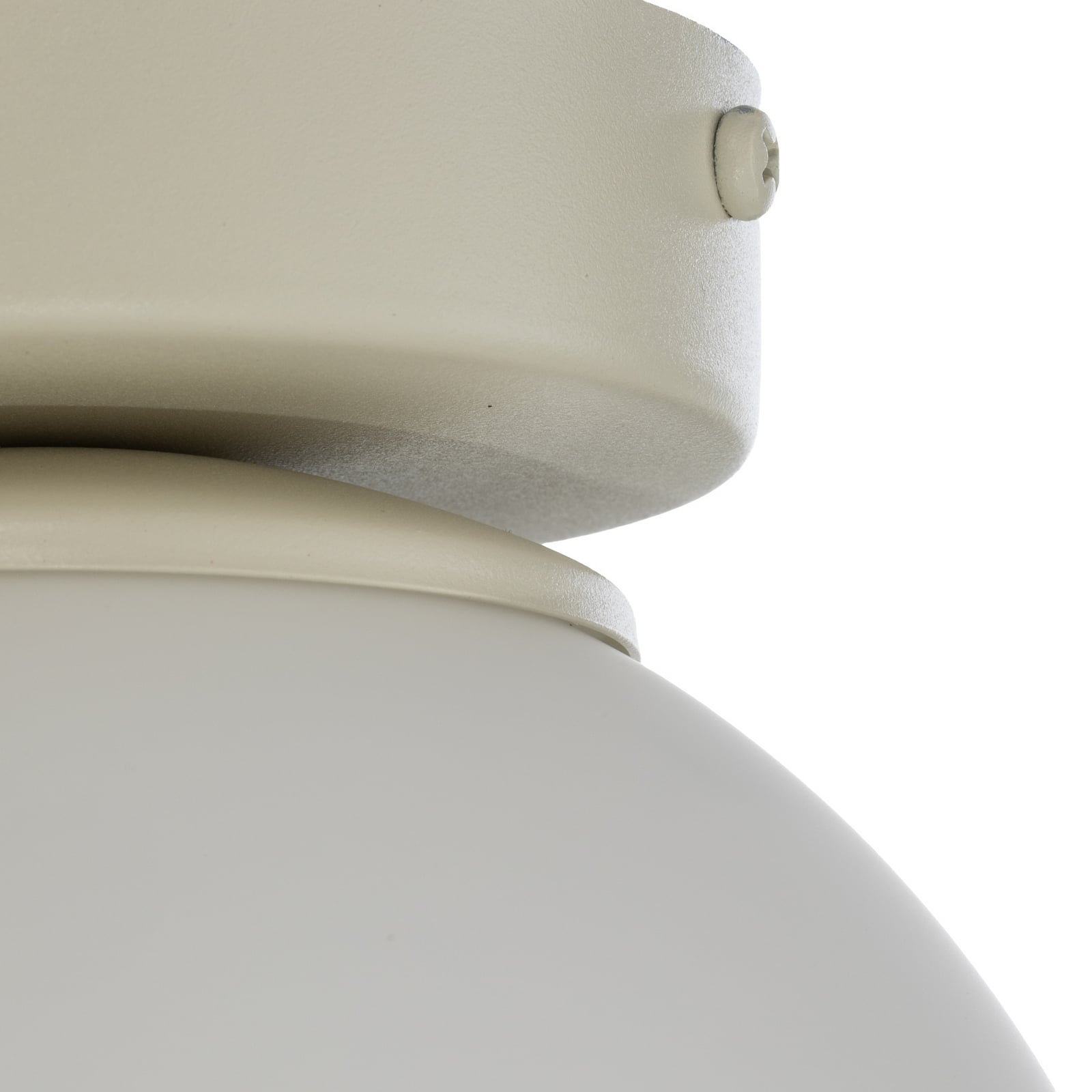 Deckenleuchte Moonlight, sandfarben, Glas/Metall, 1-flammig