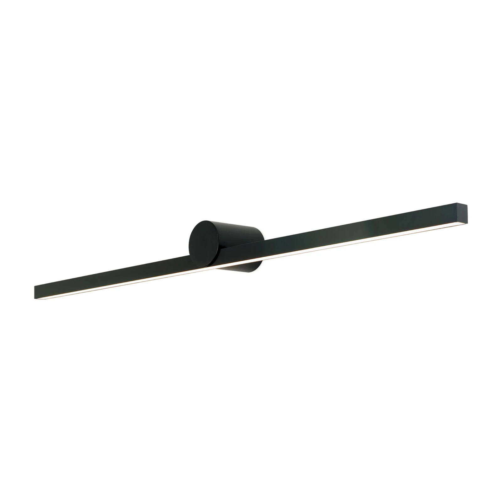 Beauty LED spiegellamp, breedte 101cm, zwart