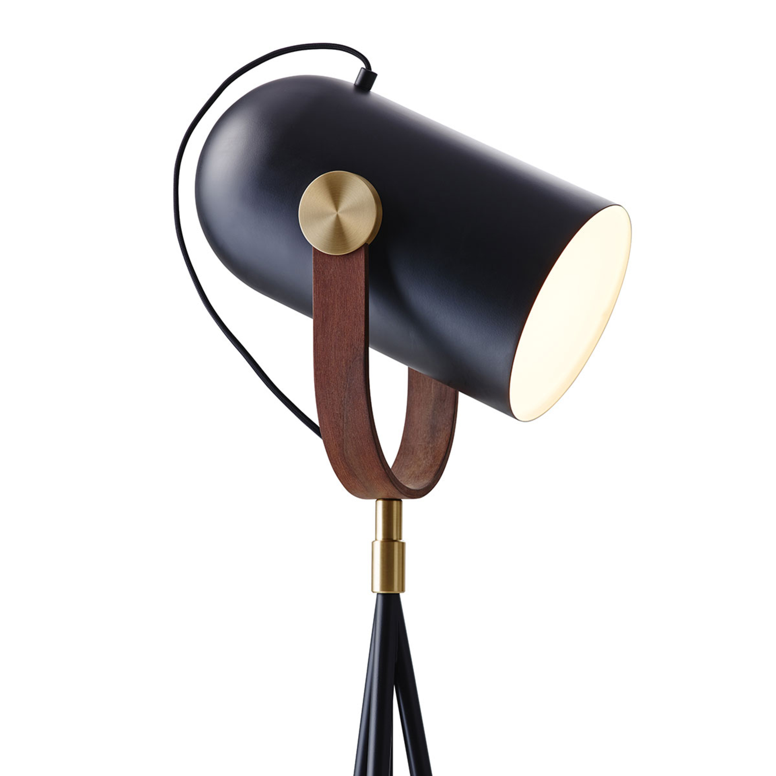 LE KLINT Carronade High – čierna stojaca lampa