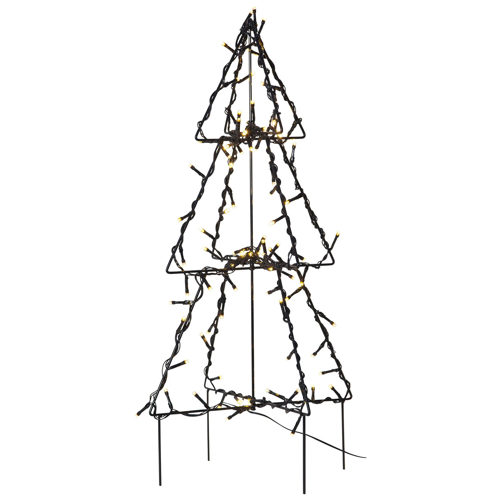 LED vonkajšia dekorácia Light Tree Foldy, výška 50 cm