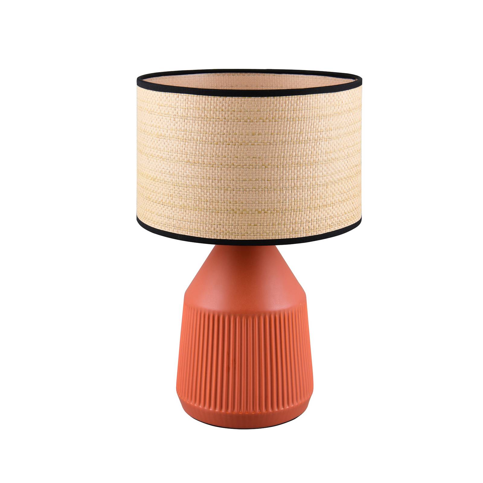 Tischlampe Formentera, terracotta/beige 43 cm Keramik/Papier