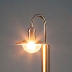 Lindby vejlampe Damion, 140 cm, rustfrit stål, E27, IP44