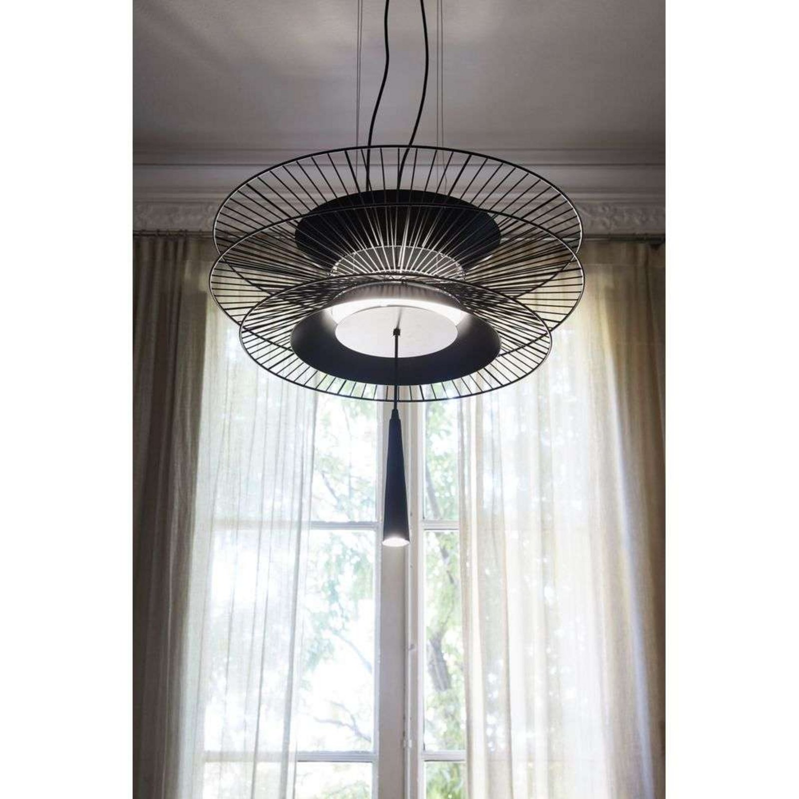 Gravity 2 Lustră Pendul Black - Forestier