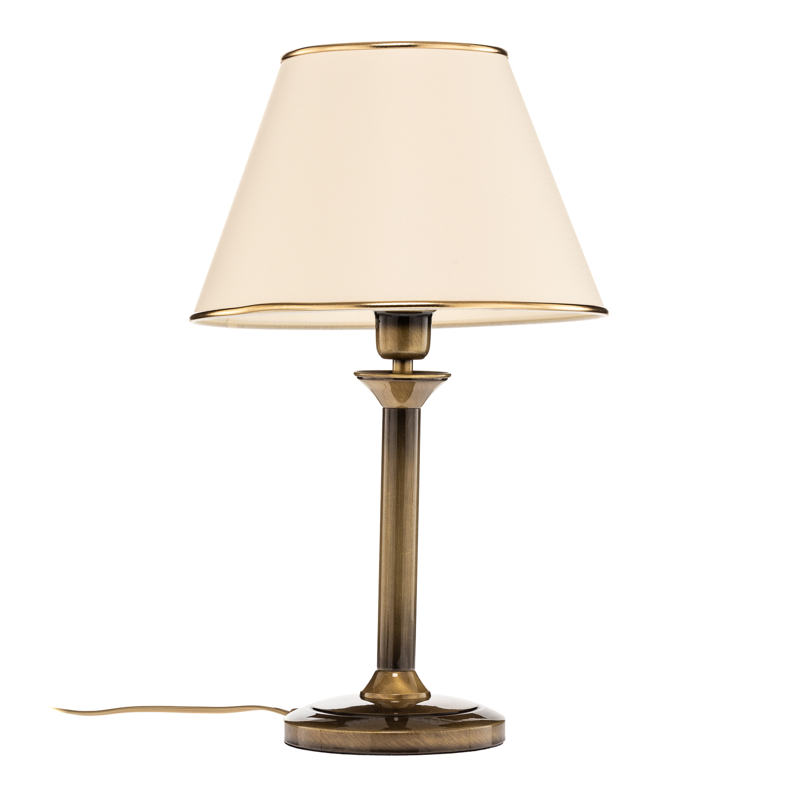 Lampa stołowa Birmingham patynowana Ø 32 cm